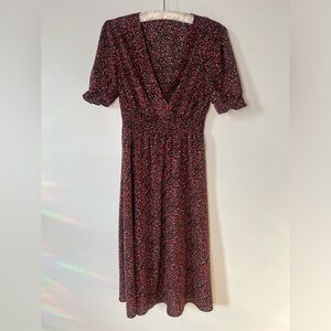 Floral Prairie Dress with Ruffled Sleeve - Size 6